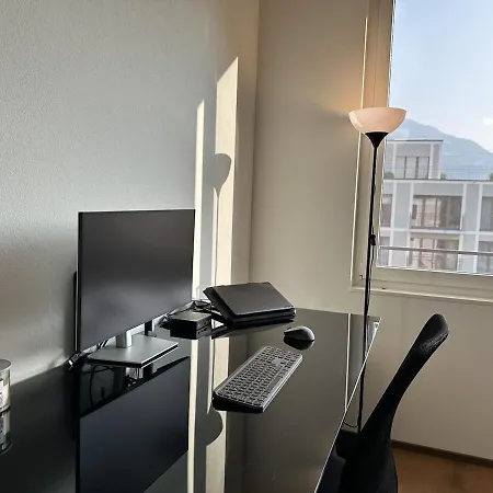 !new! 120m2 Away From - Designer Flat With Parking, Alpine View And Office